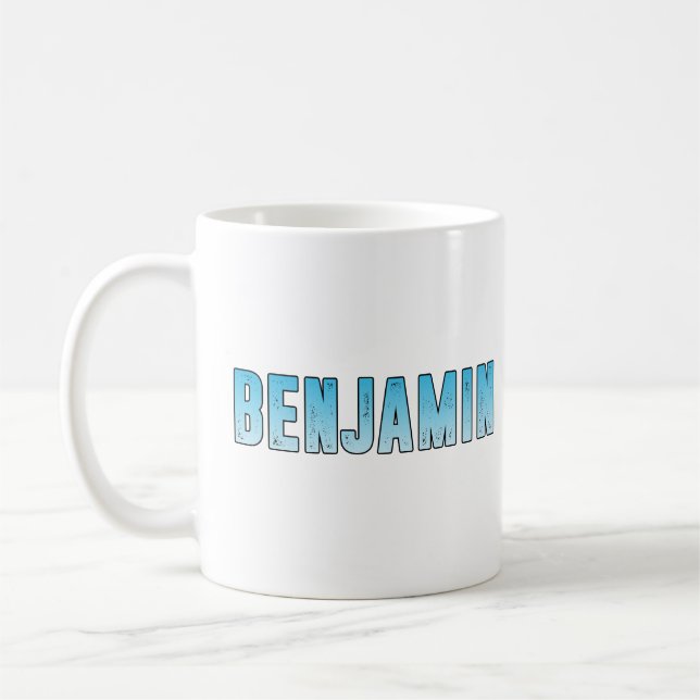 Benjamin Name Kaffeetasse (Links)