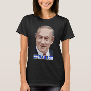 Benjamin Netanyahu Bibi Premierminister des Staate T-Shirt