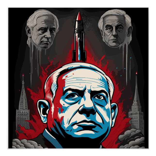 Benjamin netanyahu dkk. poster (Vorderseite)