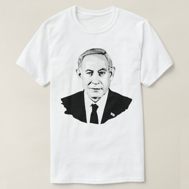 Benjamin Netanyahu T-Shirt (Design vorne)