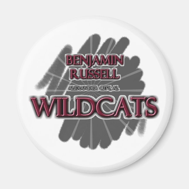 Benjamin Russell Wildcats - Alexander City, AL Magnet (Vorne)