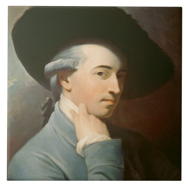 Benjamin West, C. 1776 (Öl auf Leinwand) Fliese (Vorderseite)