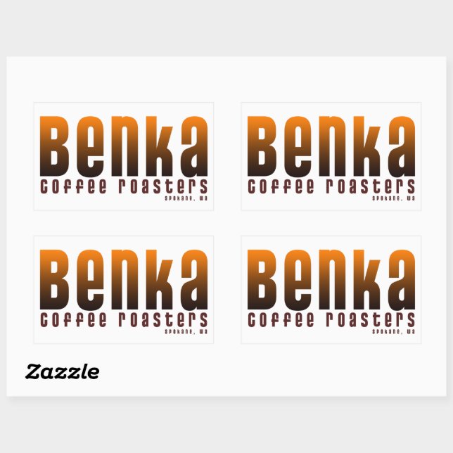 Benka Coffee Roasters Sticker 5x3 (Blatt)
