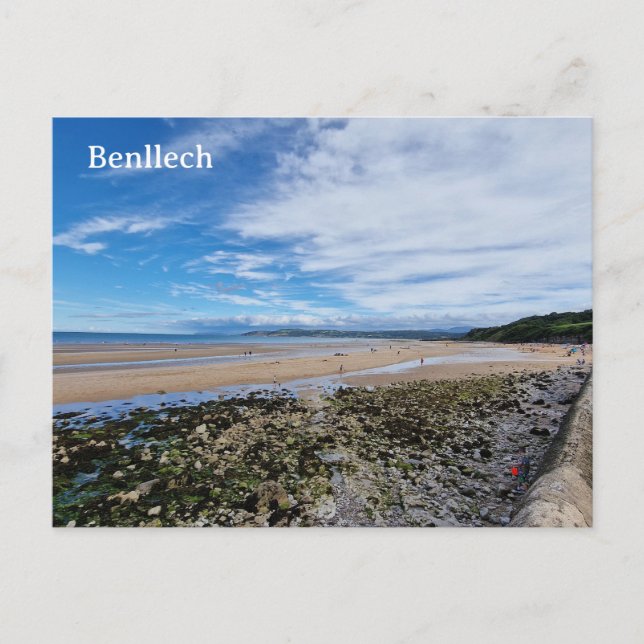 Benllech Postkarte (Vorderseite)