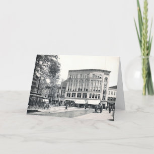 Bennett-Block Wilkes Barre-PA 1897. Gruß-Karte Karte