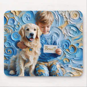BENNETT ~ Geburtstag Golden Retriever ~ Mousepad