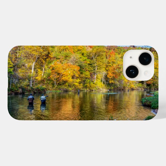 Bennett Herbstfischen Case-Mate iPhone 14 Hülle (Rückseite (Horizontal))