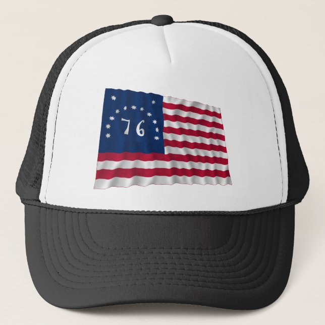 Bennington-Flagge Truckerkappe (Vorderseite)