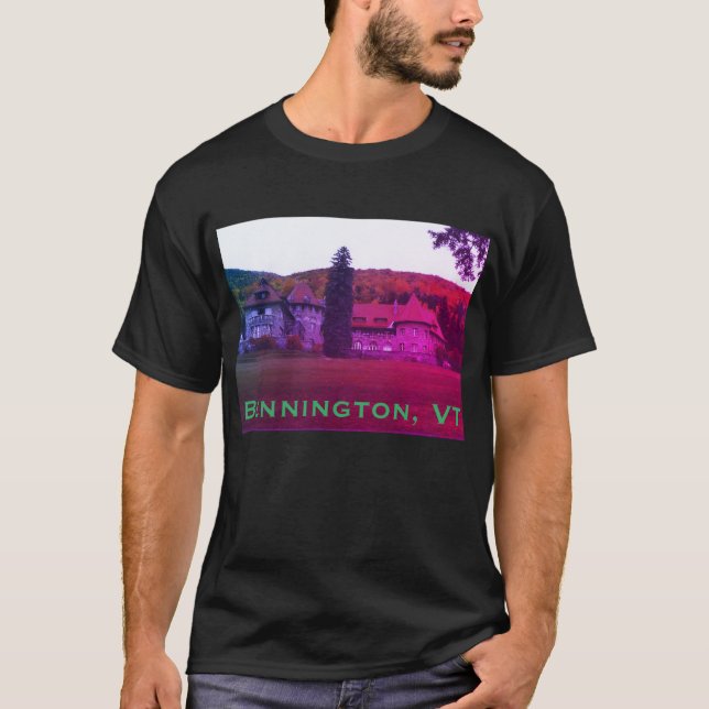 Bennington, VT Mansion - Mount Anthony T-Shirt (Vorderseite)