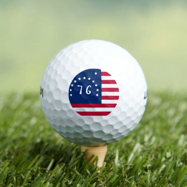 Benningtons Banner: Die 76 amerikanische Schlachtf Golfball (Insitu T-Shirt)