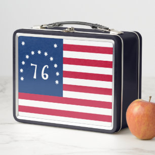 Benningtons Banner: Die 76 amerikanische Schlachtf Metall Brotdose