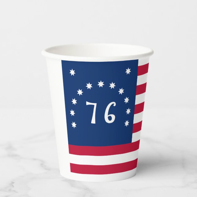 Benningtons Banner: Die 76 amerikanische Schlachtf Pappbecher (Vorderseite)