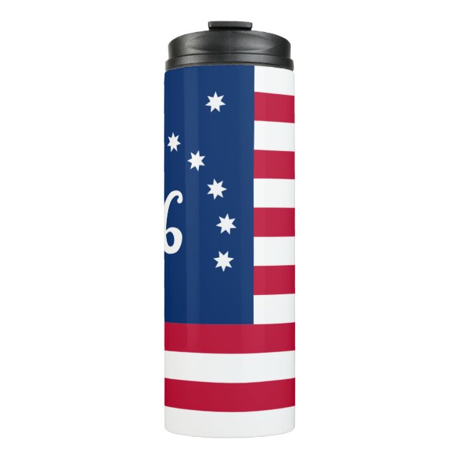 Benningtons Banner: Die 76 amerikanische Schlachtf Thermosbecher (Vorderseite)