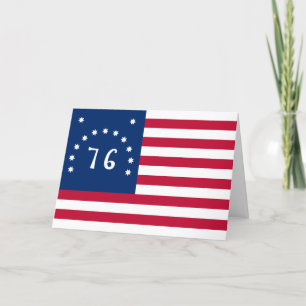 Benningtons Banner: Die 76er amerikanische Schlach Dankeskarte