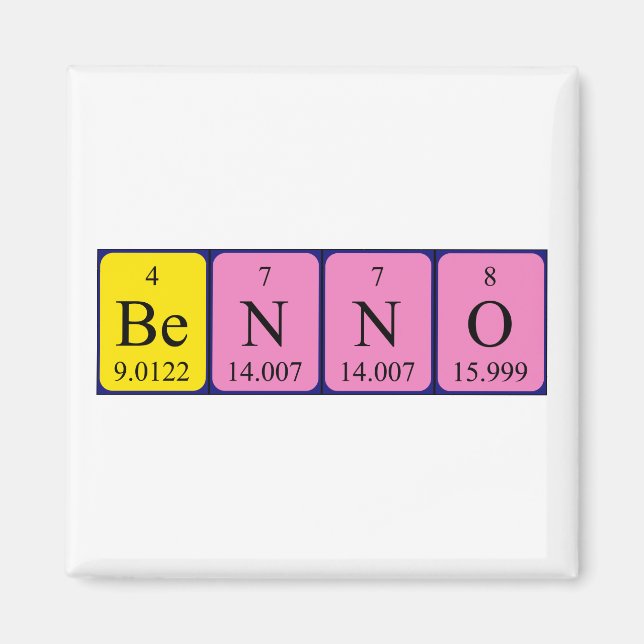 Benno-Periodenmagnet Magnet (Vorne)