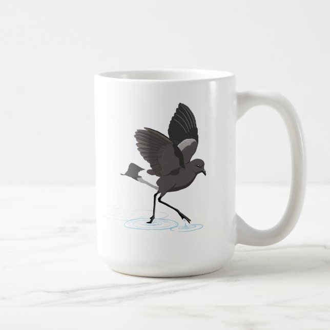 BennuBirdy Wilsons Sturm-Sturmvogel Kaffeetasse (Rechts)