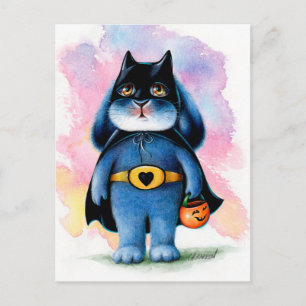 Benny Blue - Carte postale Batbunny Halloween