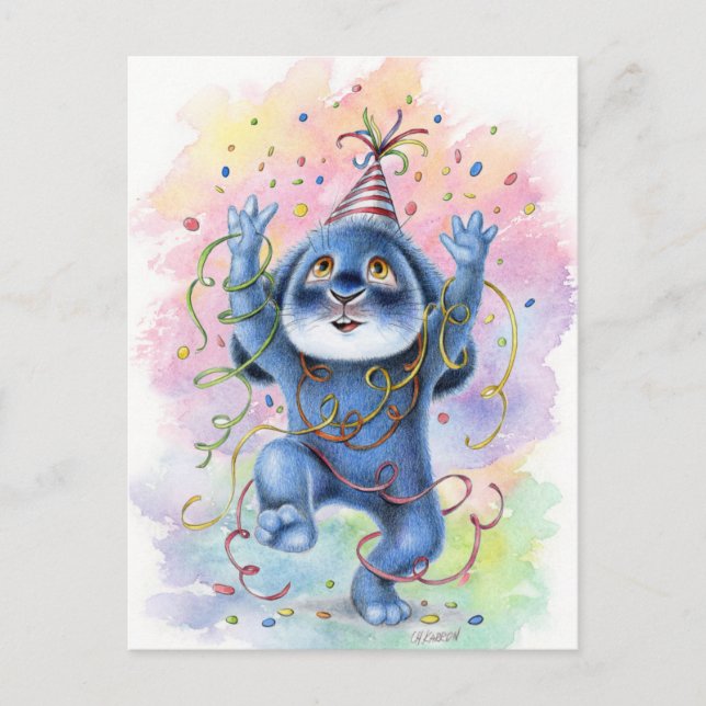 Benny Blue - Carte postale de célébration (Devant)