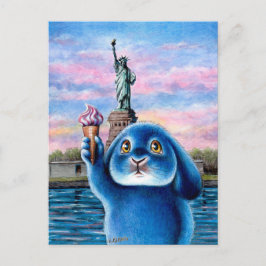 Benny Blue - Carte postale de la Statue de la Libe