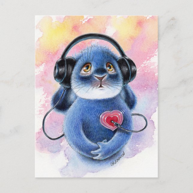 Benny Blue - Écoutez la carte postale de votre cœu (Devant)