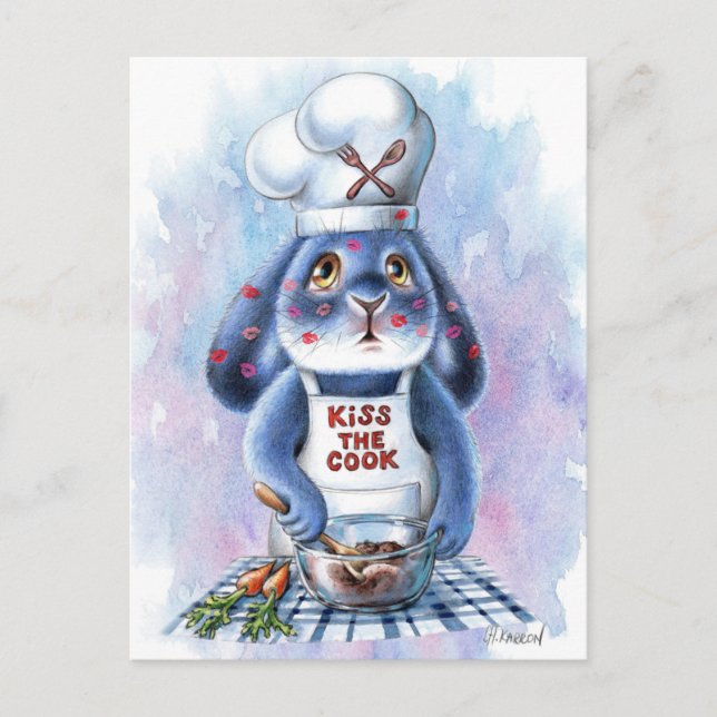 Benny Blue - Kiss The Cook Postcard Postkarte (Vorderseite)