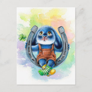 Benny Blue - Lucky Horseshoe carte postale