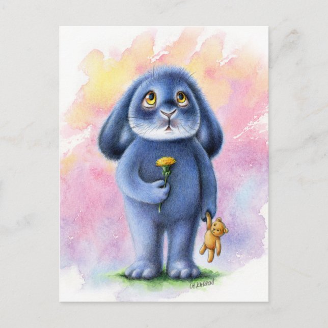 Benny Blue - Sorry Postcard Postkarte (Vorderseite)