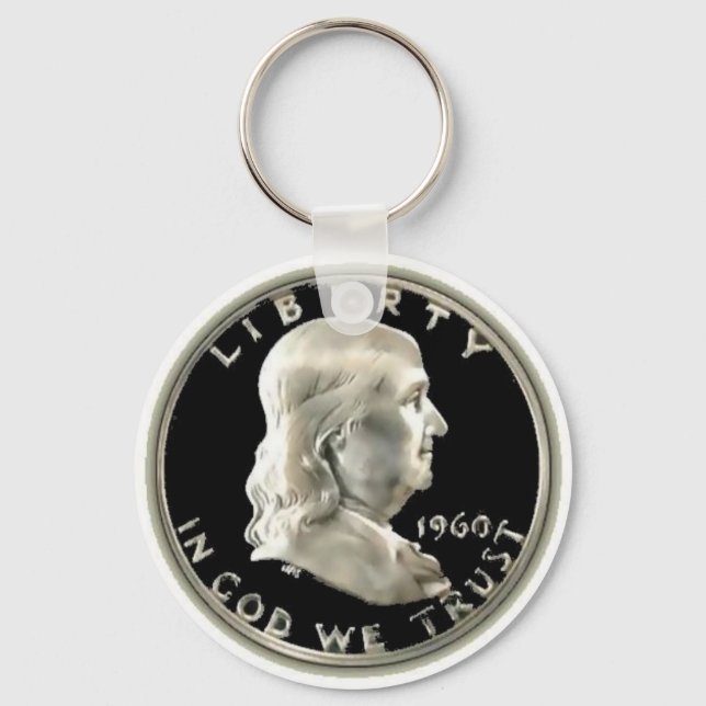 Benny Half Dollar Schlüsselanhänger (Vorderseite)