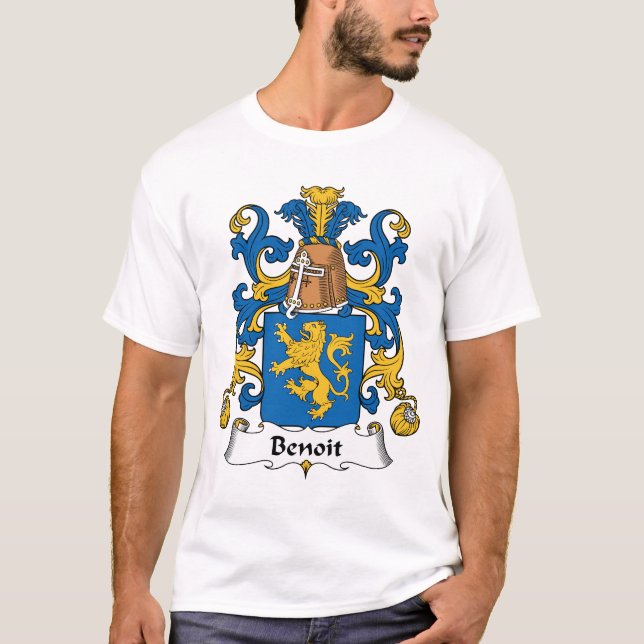 Benoit Familienwappen T-Shirt (Vorderseite)