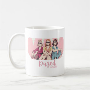 Benommen und Verlobt Design Retro Damen Junggesell Kaffeetasse