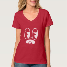 Benommener Glitch-Gesicht T-Shirt