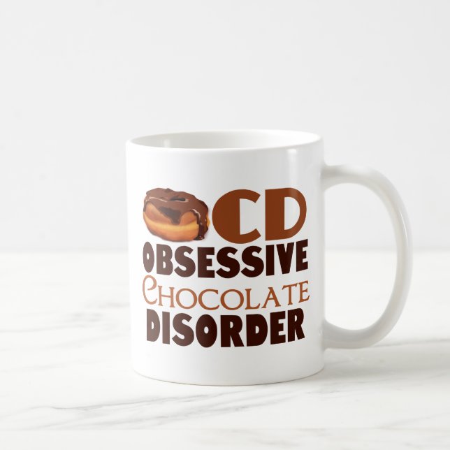 Benommenheit Obsessive Schokoladenerkrankung Kaffeetasse (Rechts)