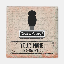 Benötigen Sie eine Notarkautschuk-Briefmarke mit b Magnet