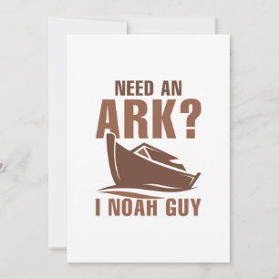 Benötigen Sie einen Ark I Noah Typ Dankeskarte