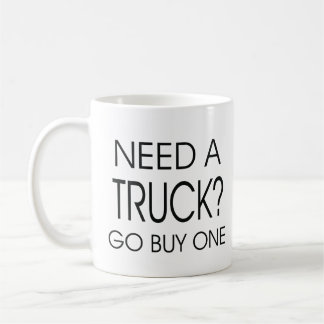 Benötigen Sie einen LKW? Gehen Kaffee-Tasse des Kaffeetasse