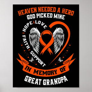 Benötigt einen Helden Gott, der meine große Opa Le Poster