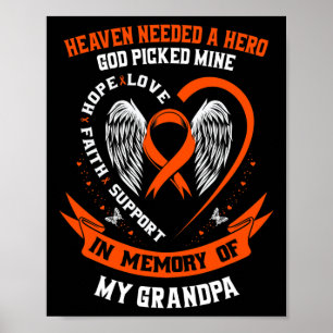 Benötigt einen Helden, Gott, meine Opa Leukemia Me Poster