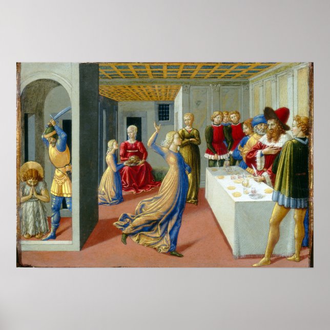 Benozzo Gozzoli Das Fest der Herde Poster (Vorne)