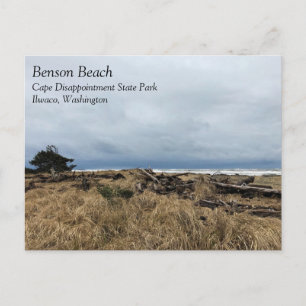 Benson Beach, Cape Enttäuschung, WA Postkarte