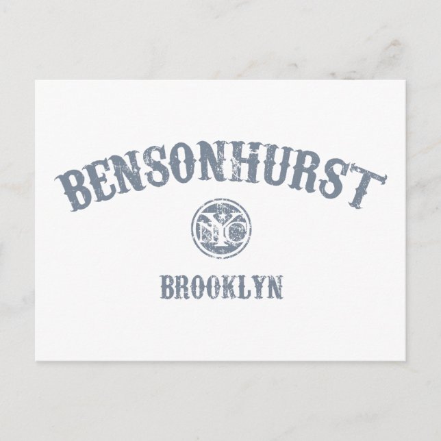 Bensonhurst Postkarte (Vorderseite)