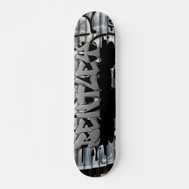 Bentley Graffiti Custom Personalisiert Skateboard (Vorne)