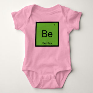 Bentley Name Chemie Element Periodensystem Baby Strampler