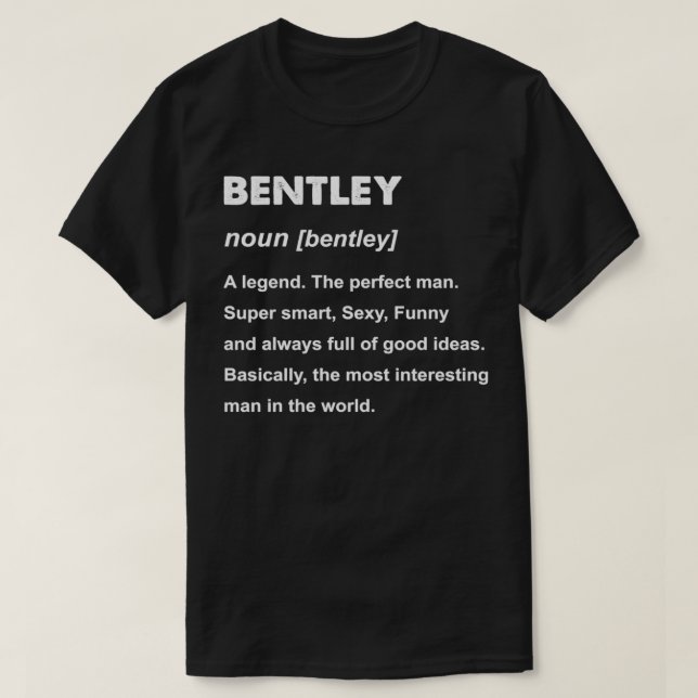 Bentley Namensgeschenk Pullover (Design vorne)