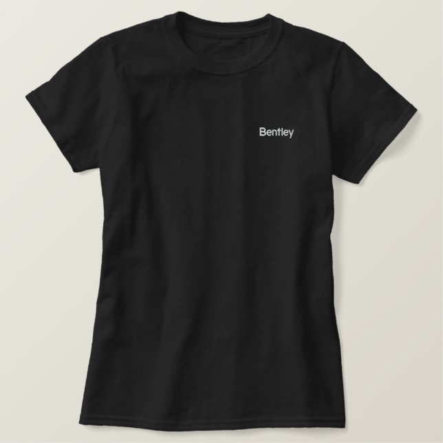 Bentley StickShirt Besticktes T-Shirt (Design vorne)