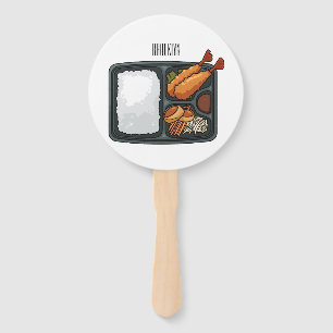 Bento Cartoon Illustration Fächer
