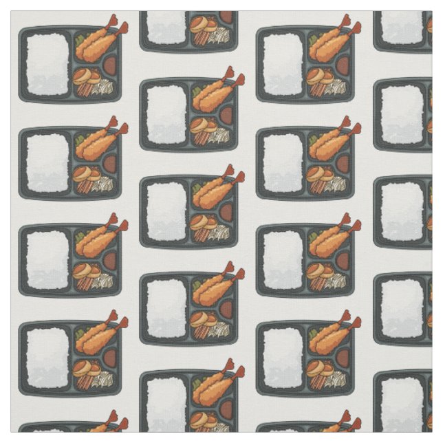Bento Cartoon Illustration Stoff (Muster)