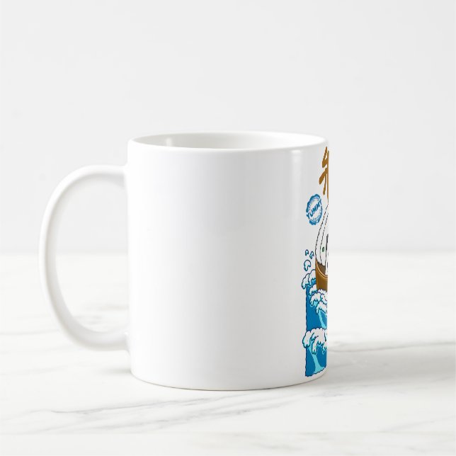 Bento in der Welle Kaffeetasse (Links)