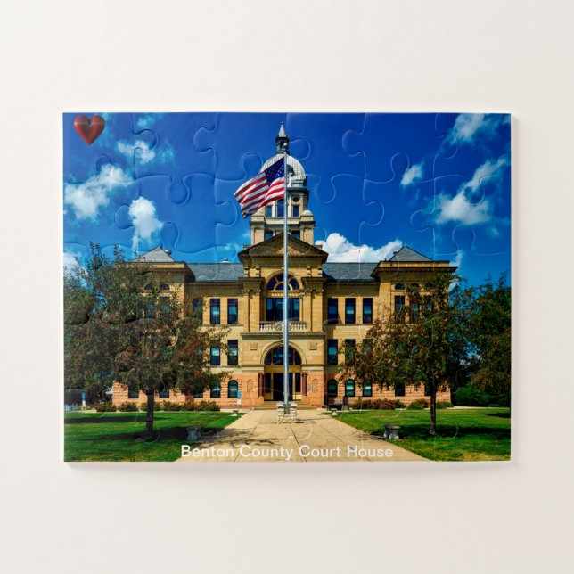 Benton County Court House Jigsaw Puzzle (Horizontal)