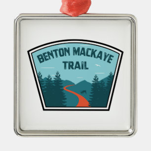 Benton MacKaye Trail Ornament Aus Metall