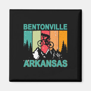Bentonville Arkansas Vintage Retro 70er Berg Bi Magnet